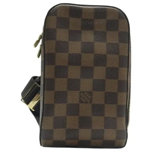 Louis Vuitton Geronimos Brown Damier Ebene Canvas Crossbody Bag 695-052825 - Picture 1 of 12